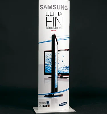 2 stand display voor Samsung door FaberExposize