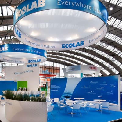 Eyecatcher voor Ecolab door FaberExposize