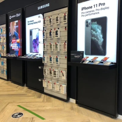 Shop in shop wall voor Samsung door FaberExposize